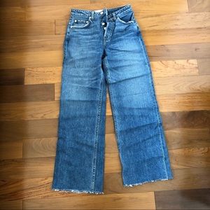 Reformation wide leg jeans